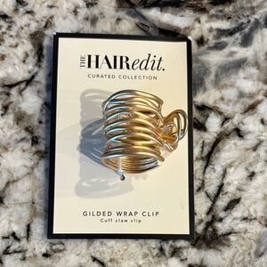 Gilded Wrap Clip Gold Cuff Claw Clip